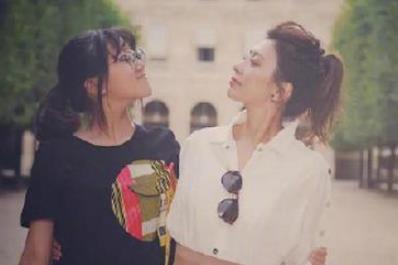 贾静雯大女儿被陌生人威胁，贾静雯三个女孩名字